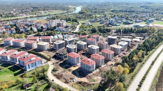 Samsun'un o ilçesine 615 konut! Yüzde 50'si tamamlandı 