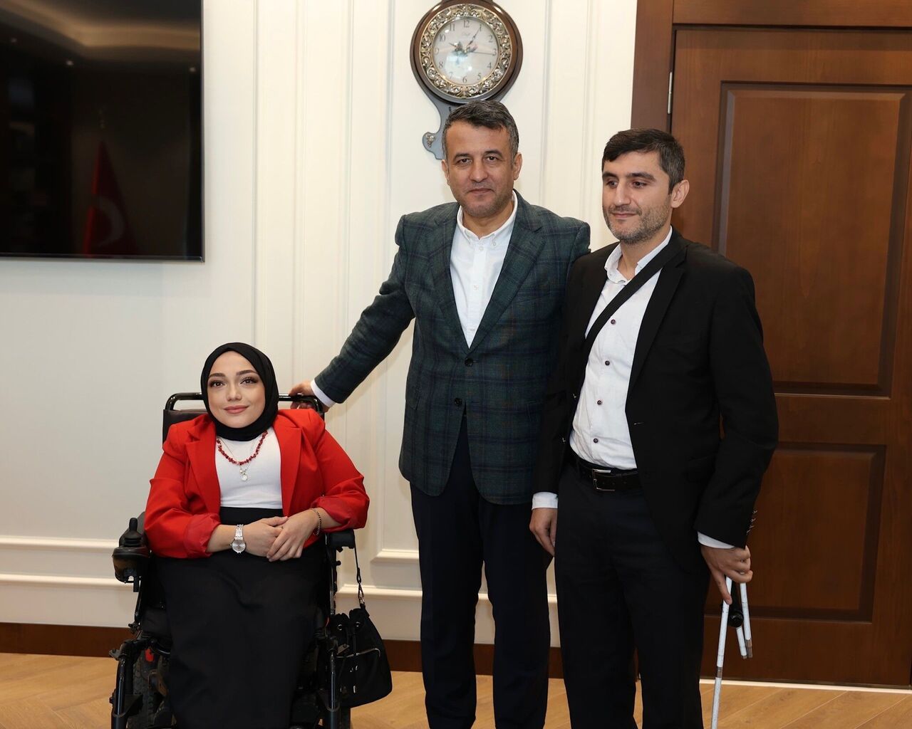 SBB Başkanı Halit Doğan'dan engelli sporculara destek