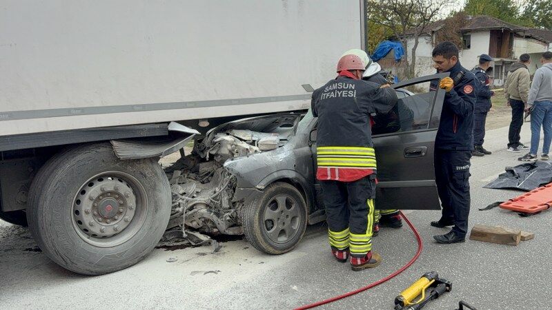Samsun'da ölümlü kaza: Sercan Saraç olay yerinde hayatını kaybetti
