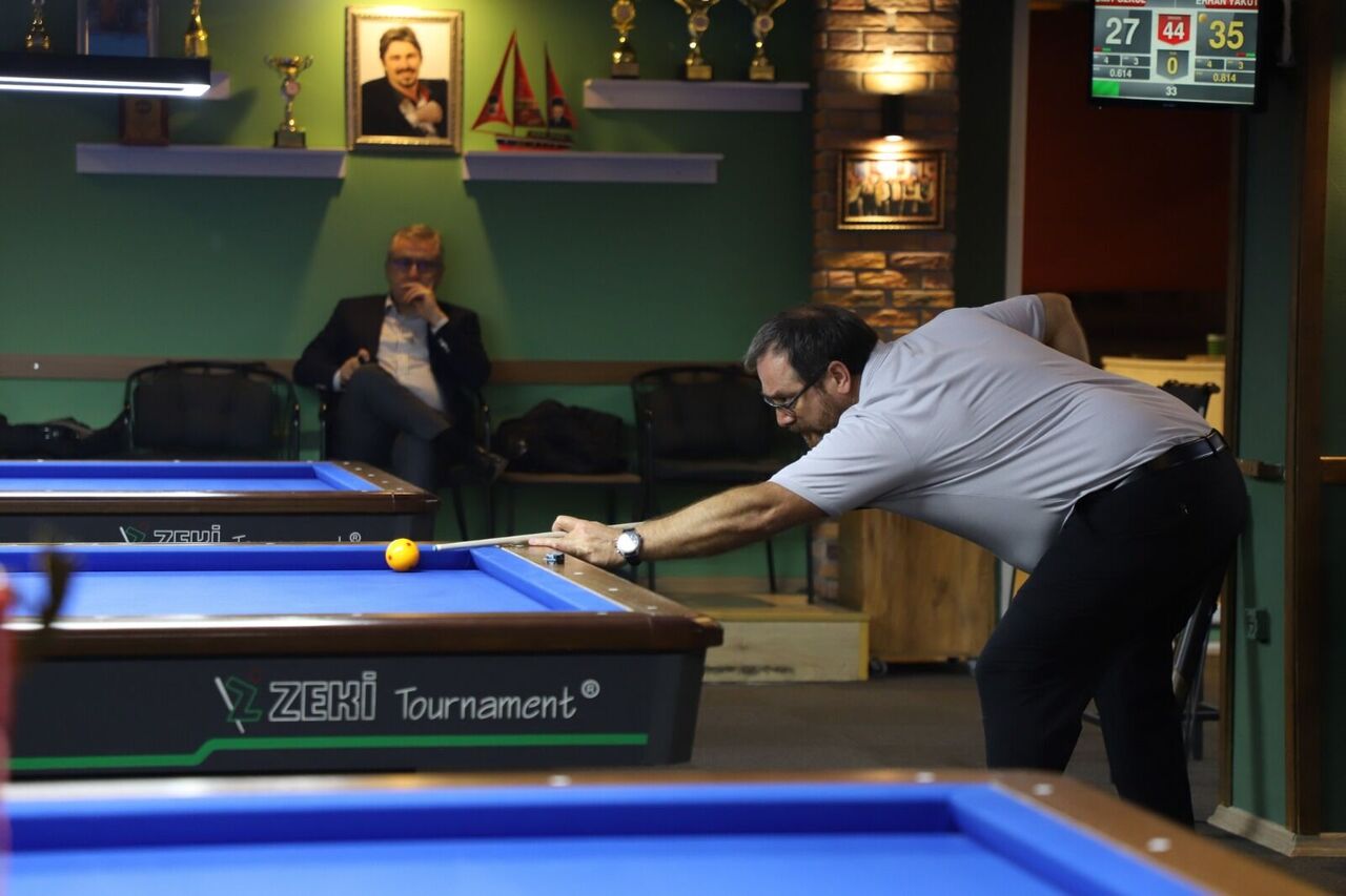 Samsun'da bilardoda heyecan son buldu