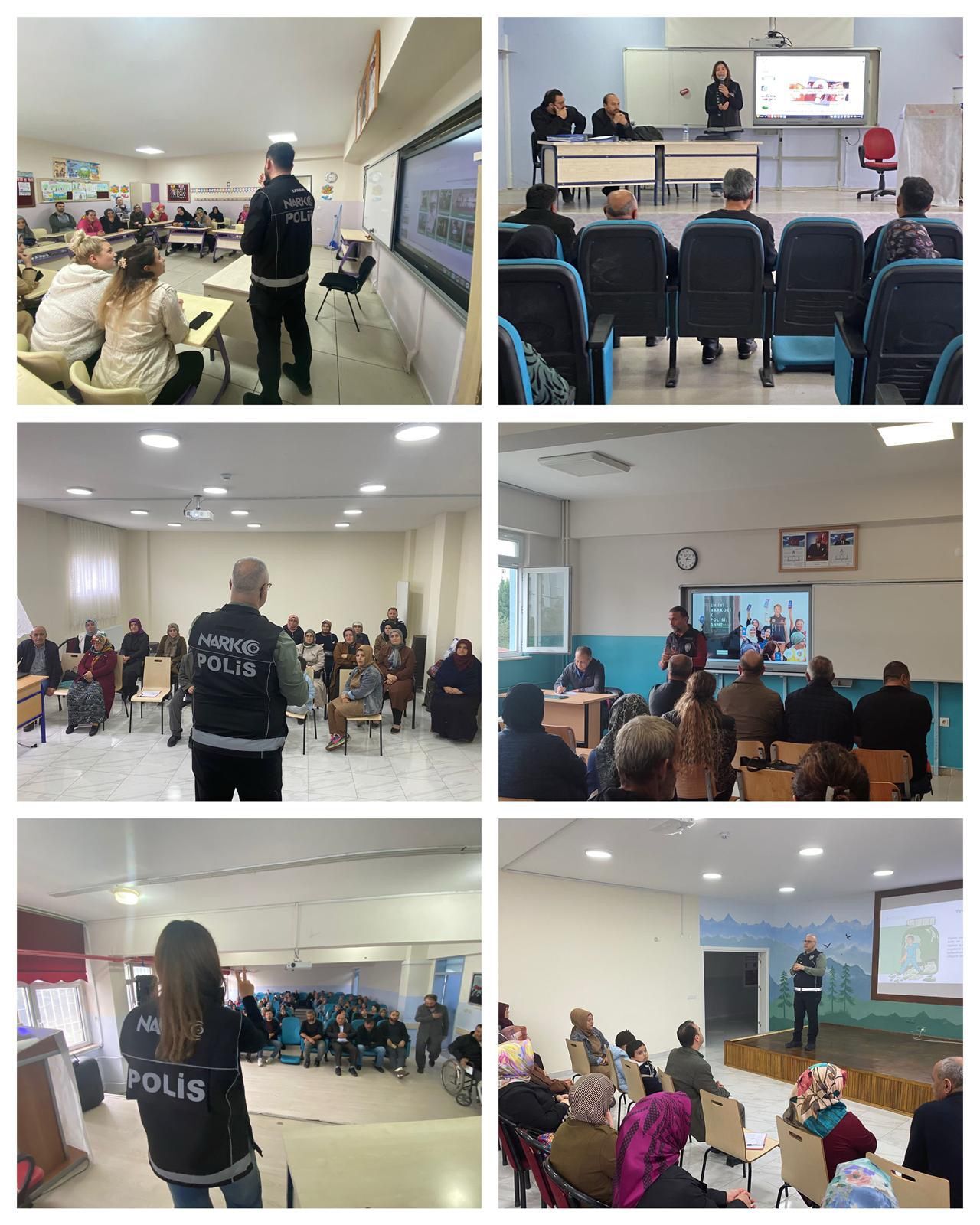 Samsun polisinden velilere uyuşturucu eğitimi