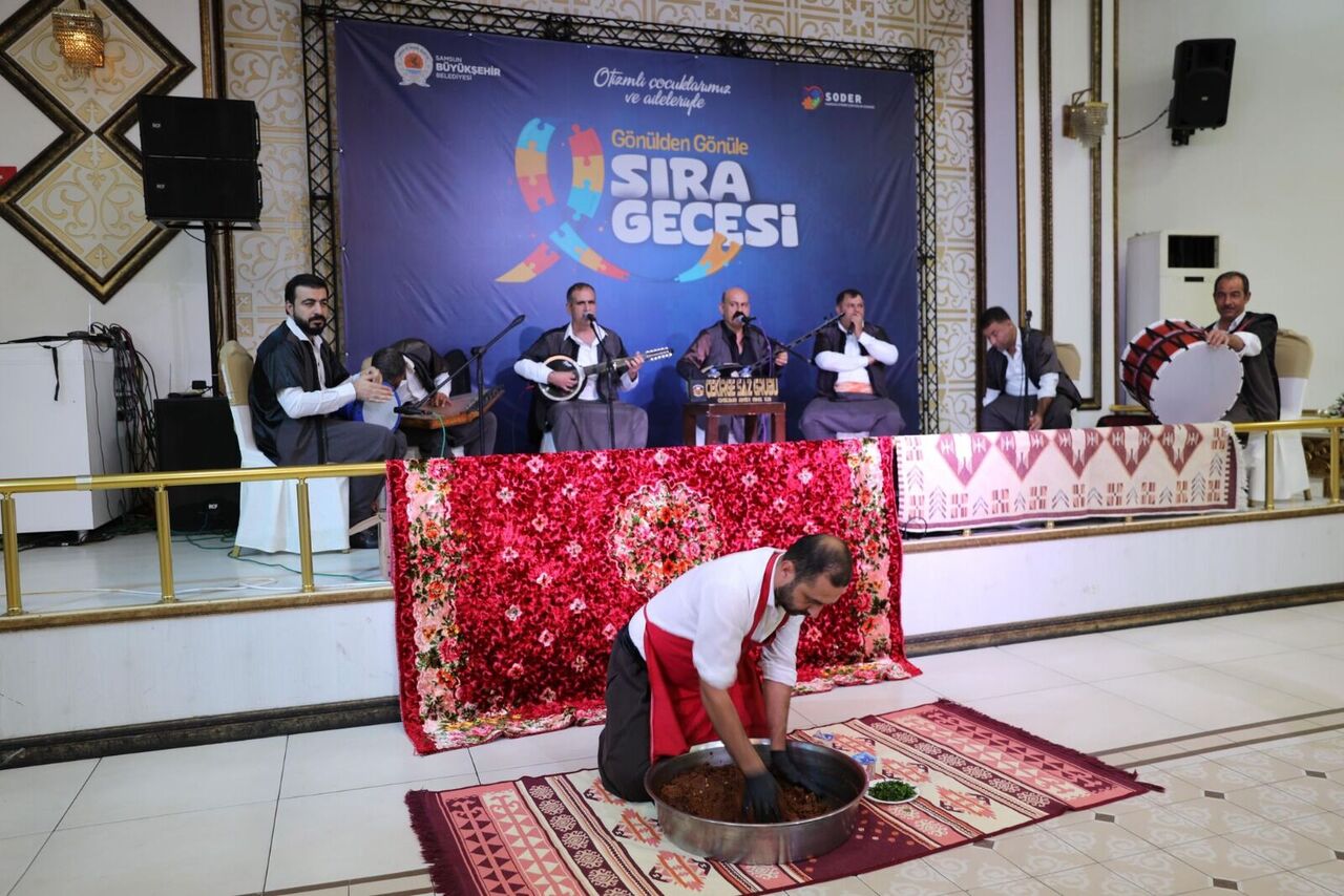 Samsun'da Gönülden Gönüle Sıra Gecesi'nde kalpler bir oldu