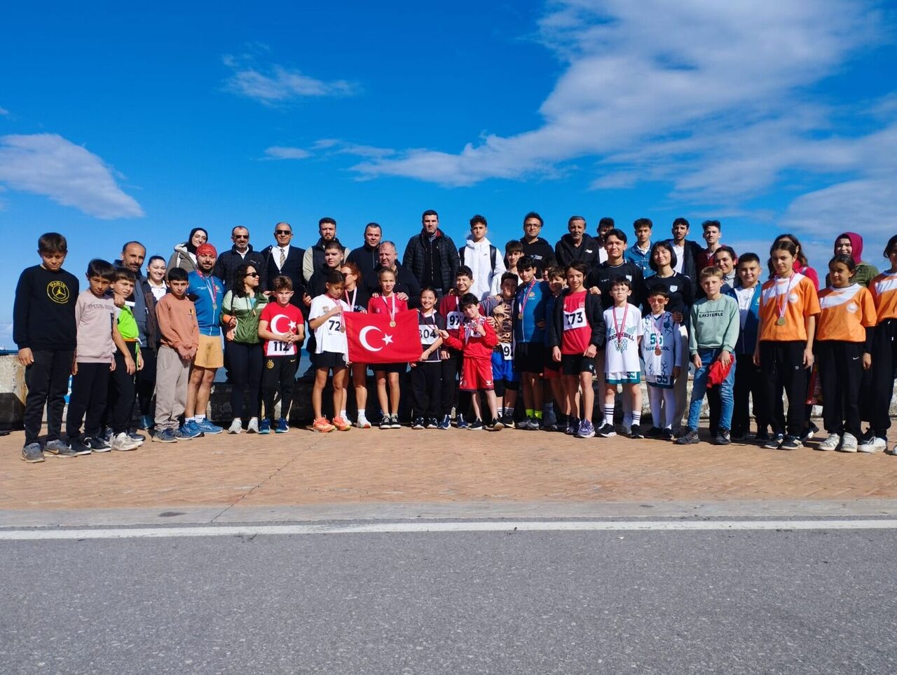 Samsun'da Cumhuriyet coşkusu parkurda yaşandı! 