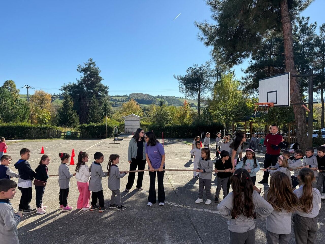 Alaçam'da öğrenciler keyifli gün geçirdiler