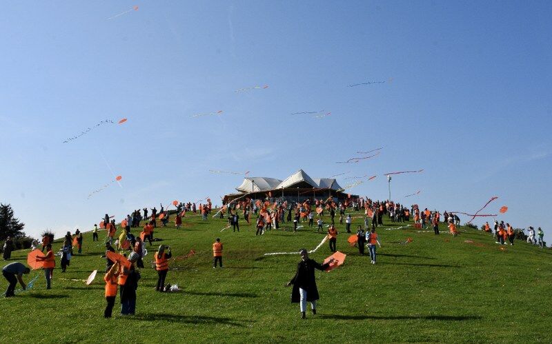Samsun'da uçurtmalar farkındalık için havalandı!