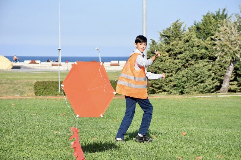 Samsun'da uçurtmalar farkındalık için havalandı!