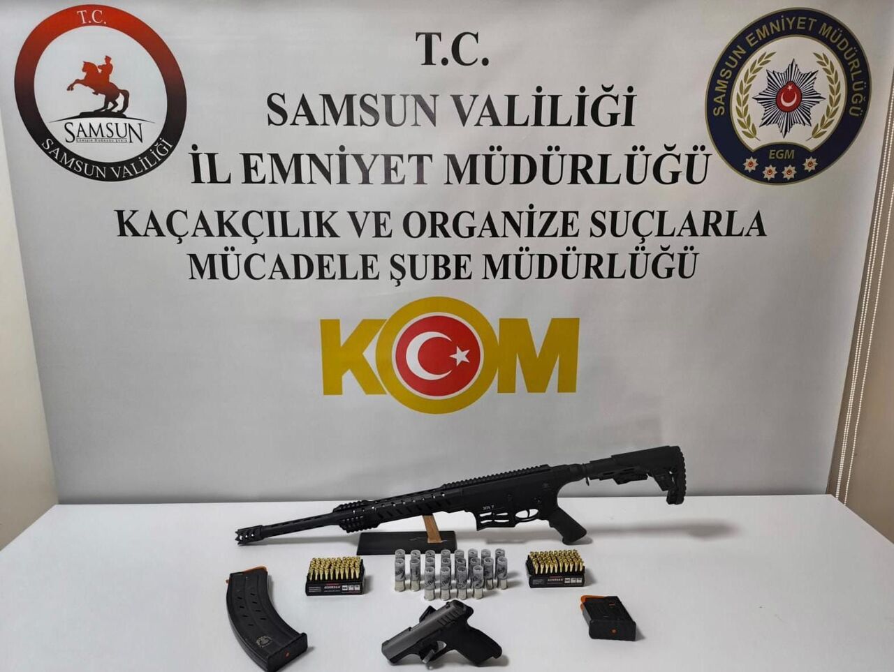 Samsun'da belirlenen adrese operasyon! Gözaltına alındı