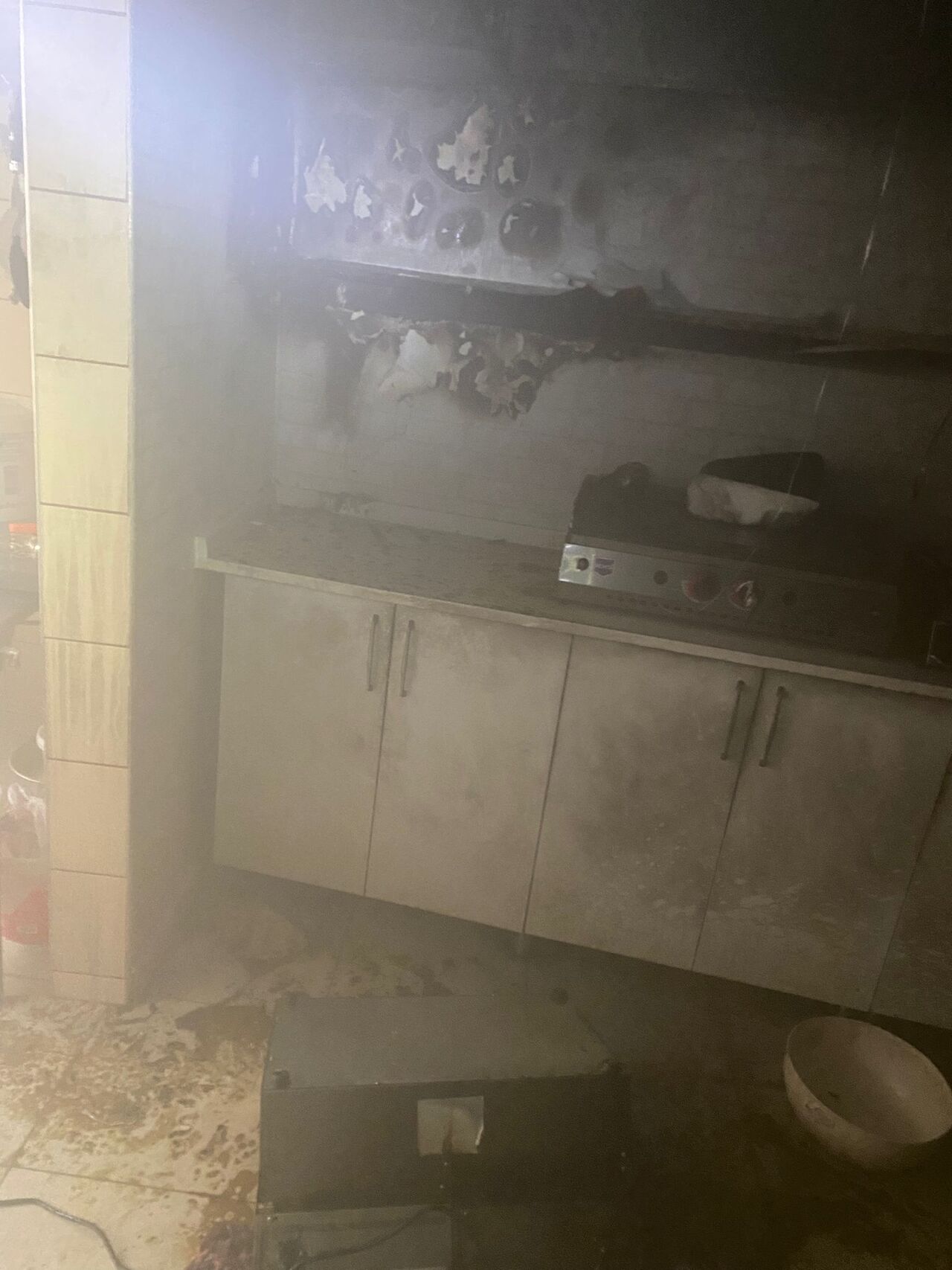 Samsun'da iş yerinde korkutan yangın!