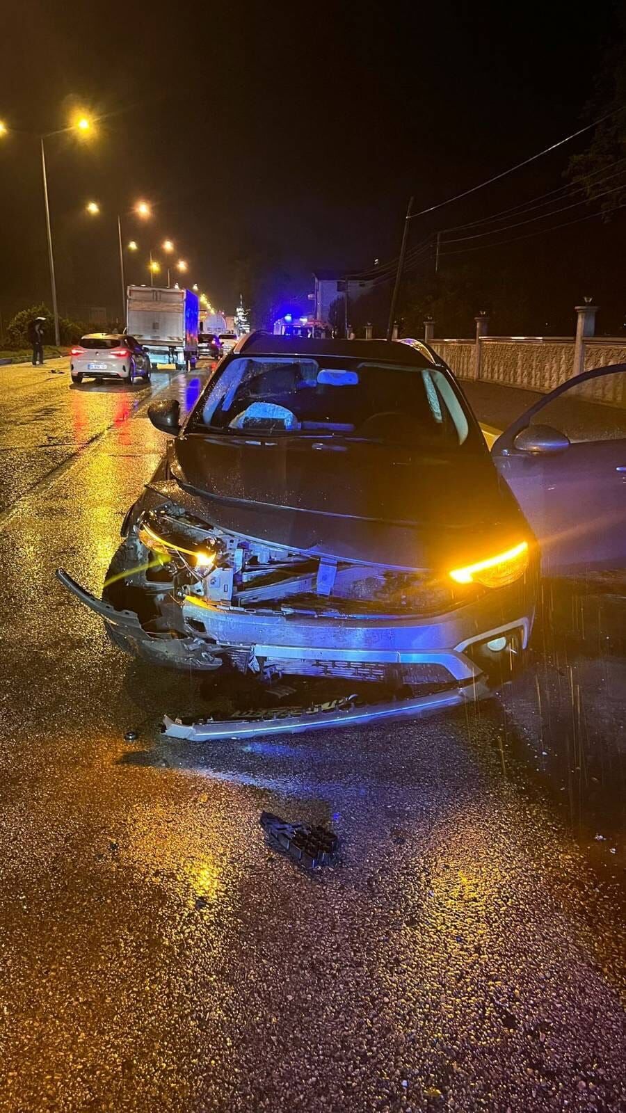 Samsun'da aynı bölgede 6 aracın karıştığı kaza