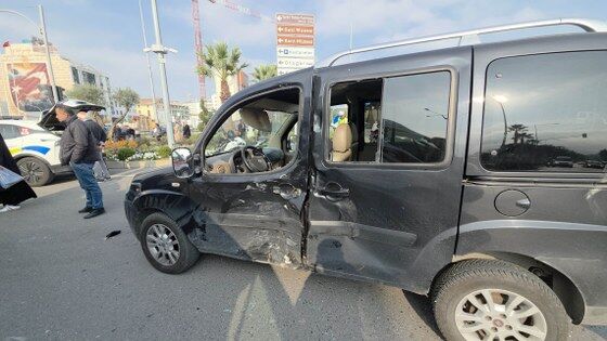 Samsun'da hatalı dönüş kazası!