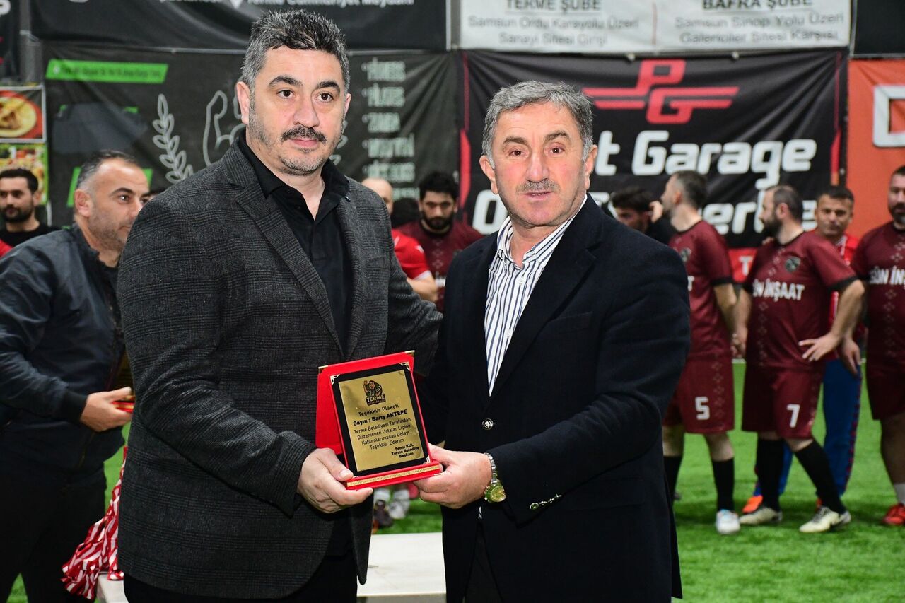 Terme'de futbol turnuvası sosyal sorumlulukla taçlandı