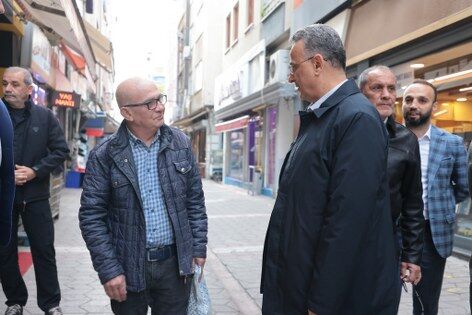 Başkan Kurnaz'dan esnafa müjde! İlkadım'ın kalbi aydınlanacak 