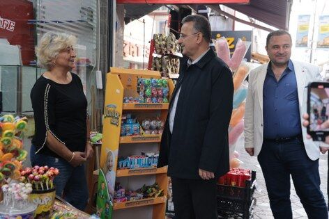 Başkan Kurnaz'dan esnafa müjde! İlkadım'ın kalbi aydınlanacak 