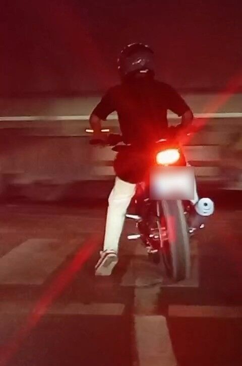 Samsun'da kırmızı ışıkta tepki çeken şov! 