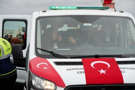 Şehit Emre Altıok'un naaşı memleketi Samsun'da