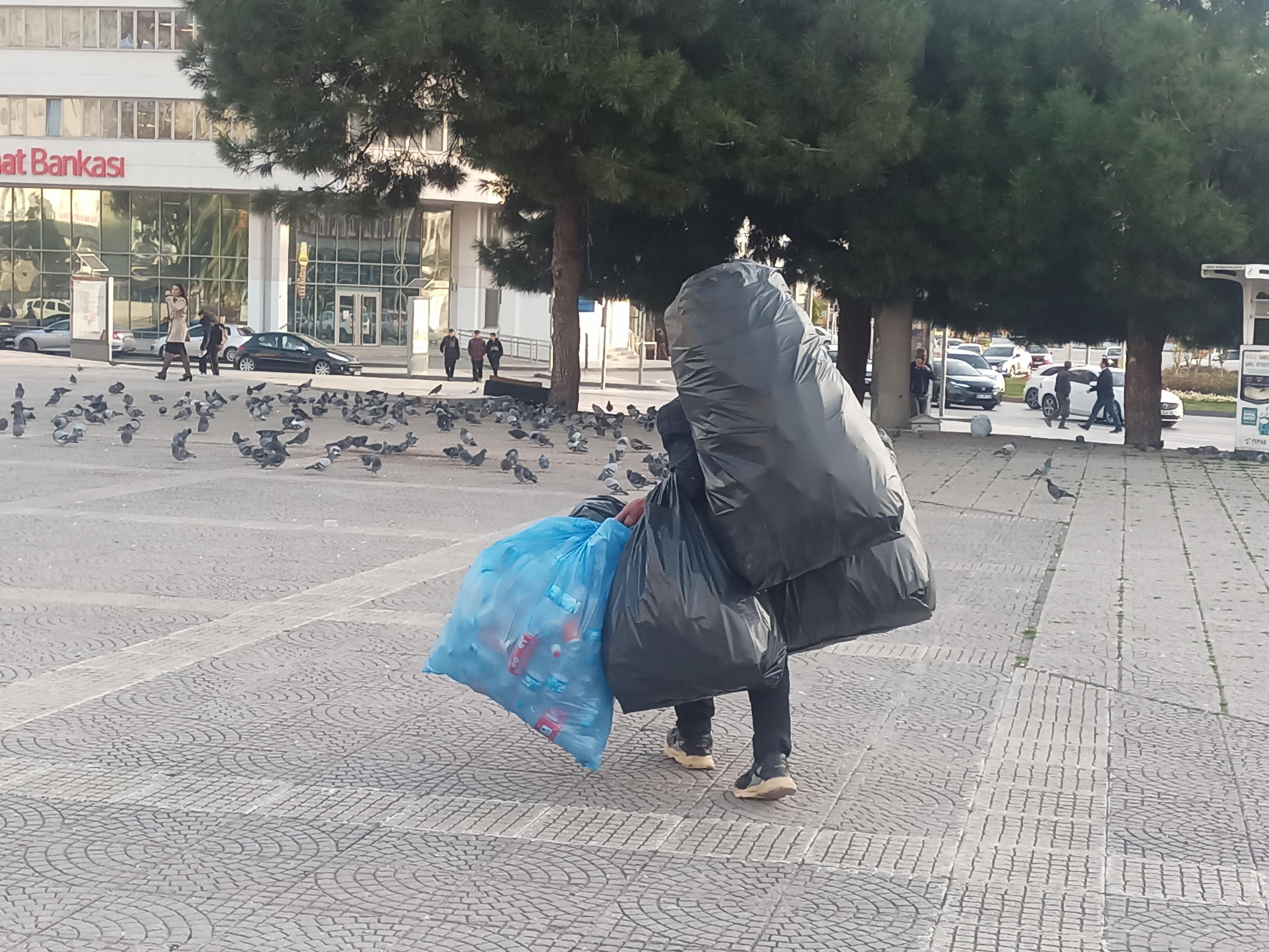 Samsun’da yürek sızlatan kare: Hayatla mücadele