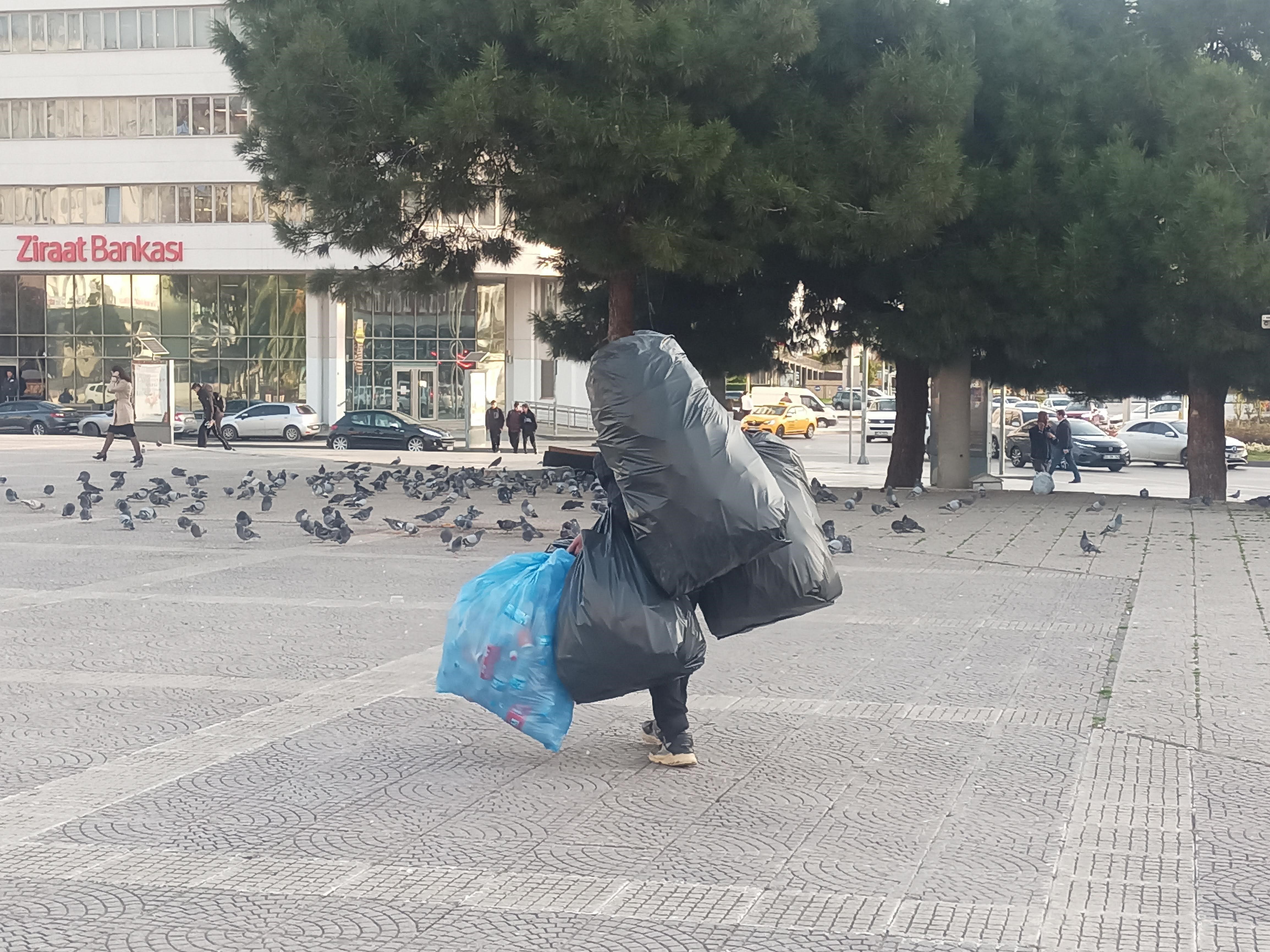 Samsun’da yürek sızlatan kare: Hayatla mücadele