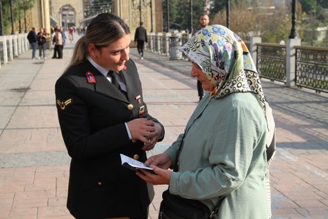 Çarşamba’da kadına şiddete karşı farkındalık etkinliği 