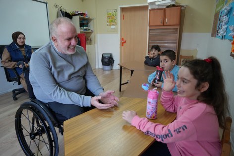 Samsun'da çocuk felcinden öğretmenliğe: Hayatlara dokunan 28 yıllık emek