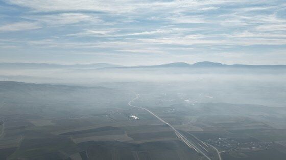 Ankara-Samsun karayolunda yoğun sis