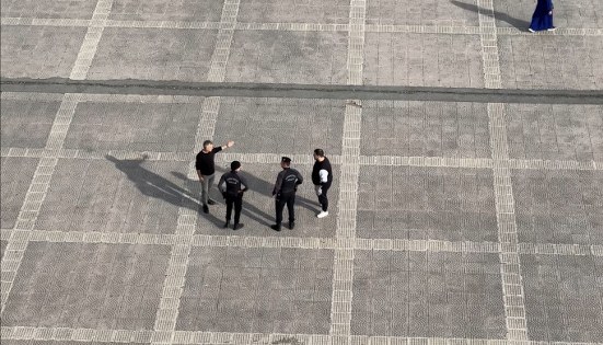 Samsun Cumhuriyet Meydanı'nda yumruklu kavga!