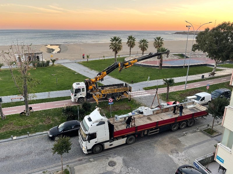 Samsun'da tepkiler sonuç verdi: Sahilden söküldü 