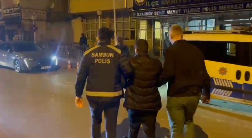 Samsun'da 12 yıl hapis cezası bulunan firari adalete teslim edildi