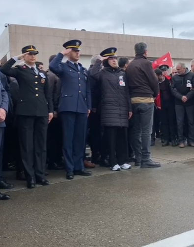 Şehit Emre Altıok'un naaşı memleketi Samsun'da