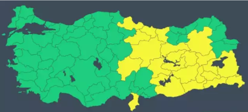 Samsun'da sarı kodlu alarm! Aman dikkat
