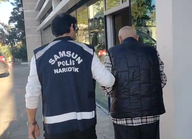 Samsun'da 63 yaşındaki zehir taciri yakalandı 