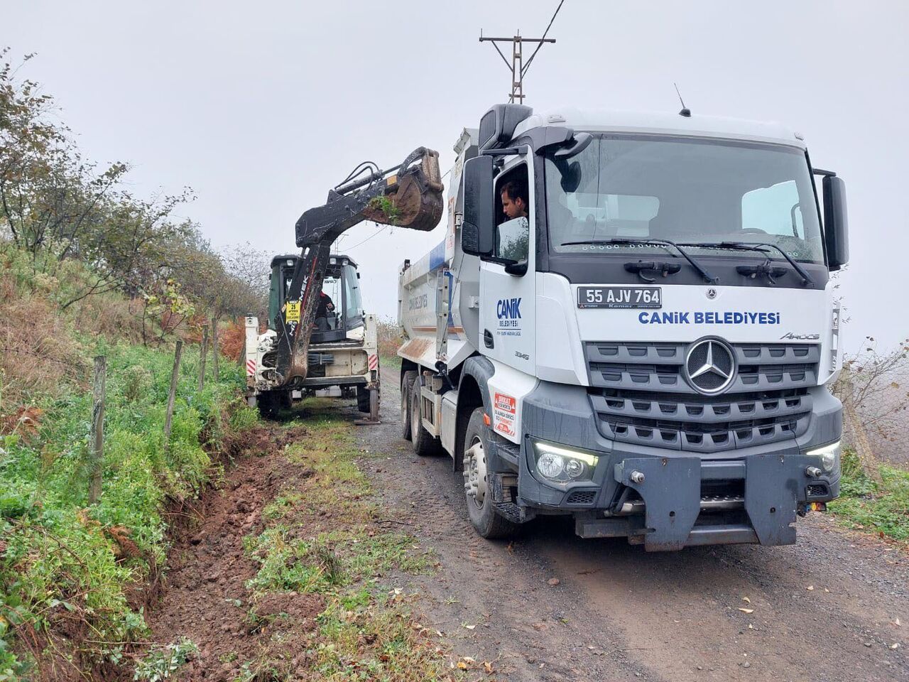 Canik'te ulaşım ağı güçleniyor: Başkan Sandıkçı sahada 
