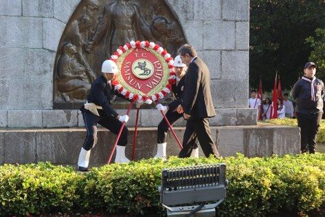 Samsun Ata'yı andı: Saat 9'u 5 geçe hayat durdu