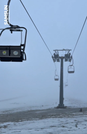 Meteoroloji uyarı yapmıştı: Samsun'da kar yağdı 