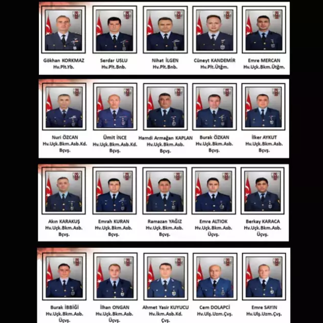 20 askerimizin şehit olduğu uçağın enkazından ilk görüntü