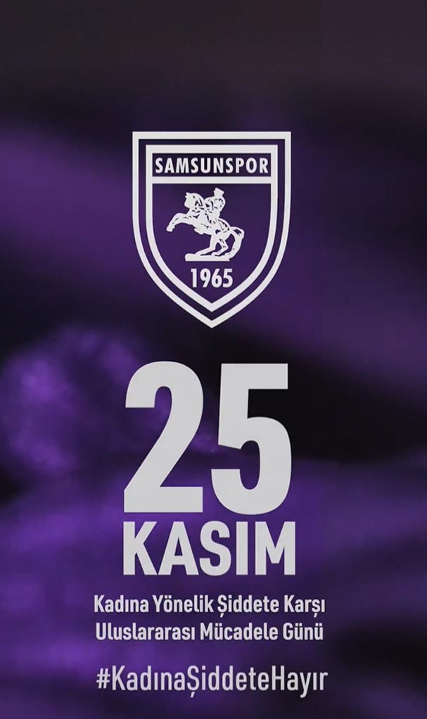 Samsunspor 25 Kasim Mesaji