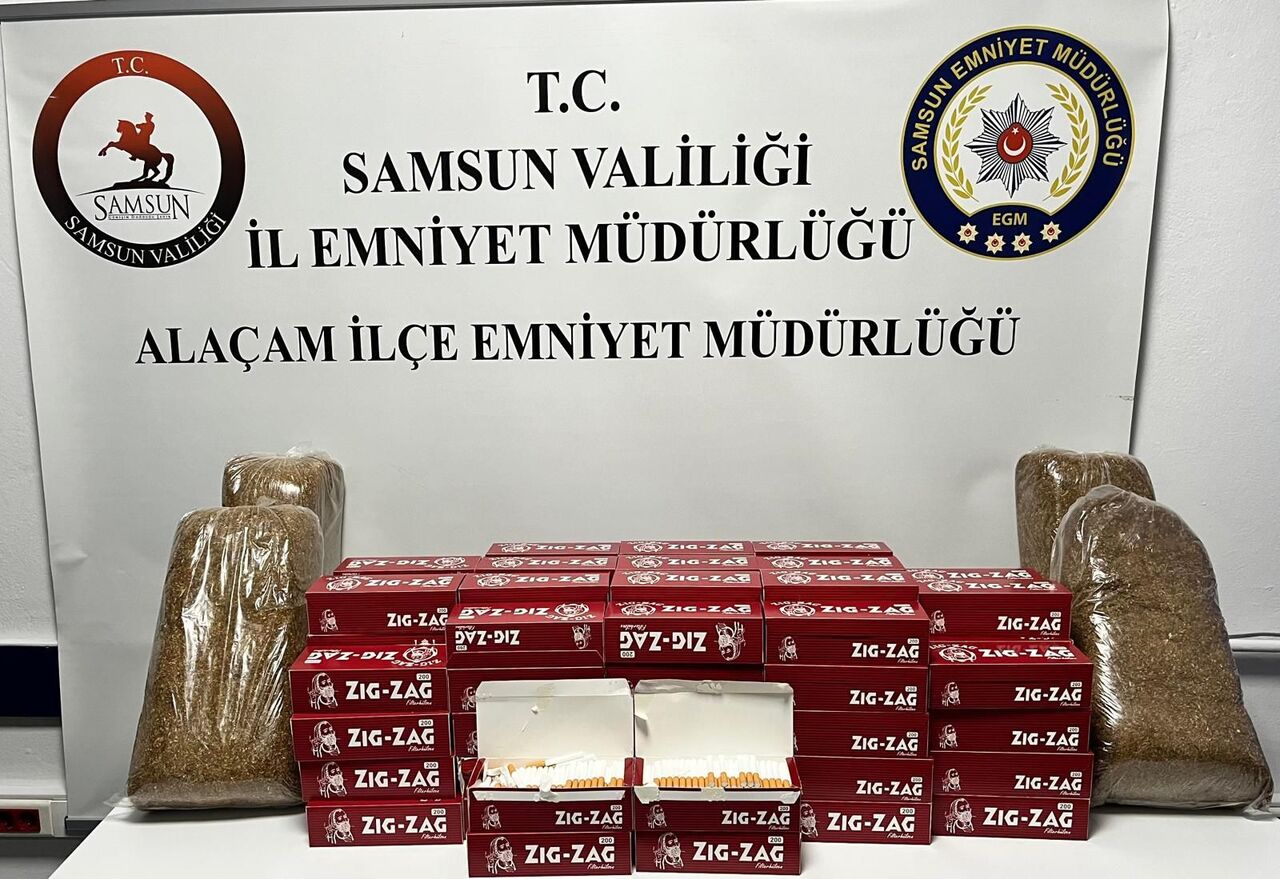Samsun'da polis baskını: Binlerce adet ele geçirildi