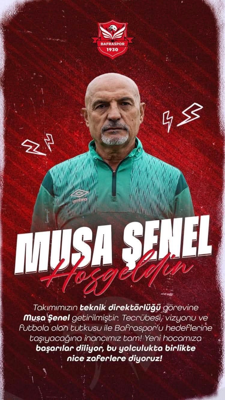 Bafraspor Musa Şenel'e emanet