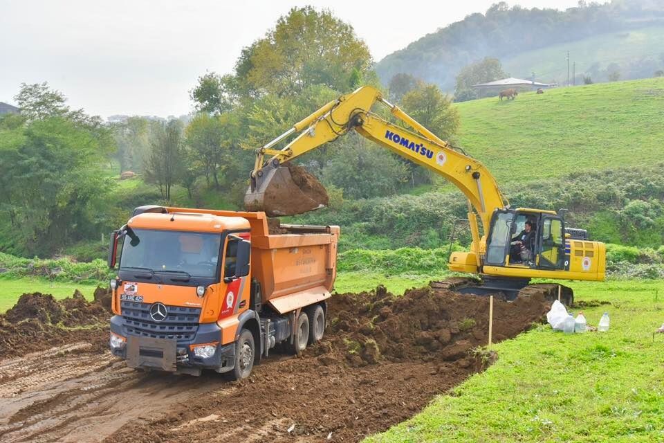 Tekkeköy'de yeni yol, yeni konfor