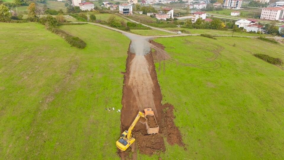 Tekkeköy'de yeni yol, yeni konfor