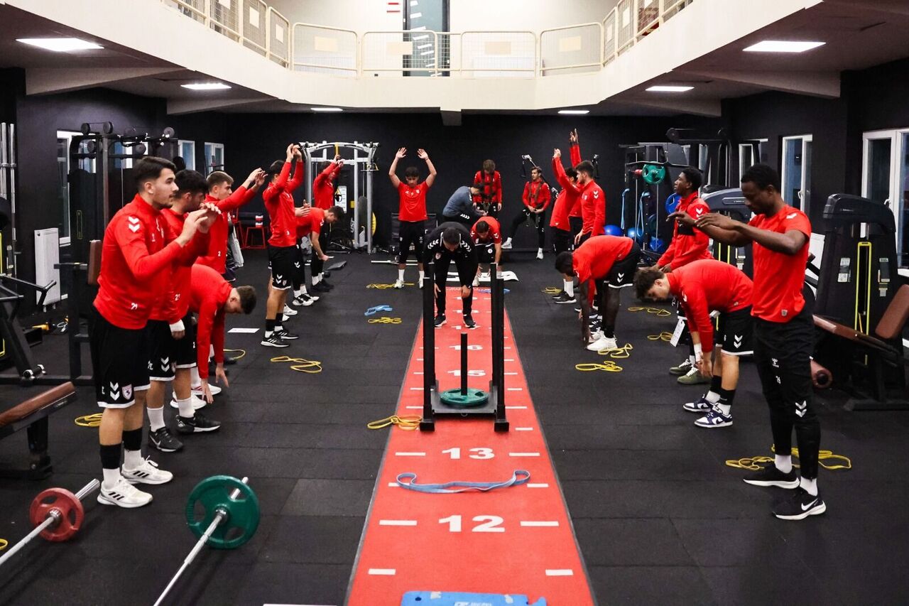 Samsunspor'da gençler Eyüpspor maçına hazırlanıyor