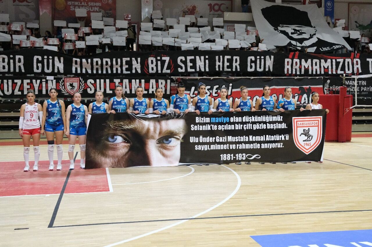 Kuzeyin Sultanları durmuyor: Samsunspor voleyboldan 8'de 8