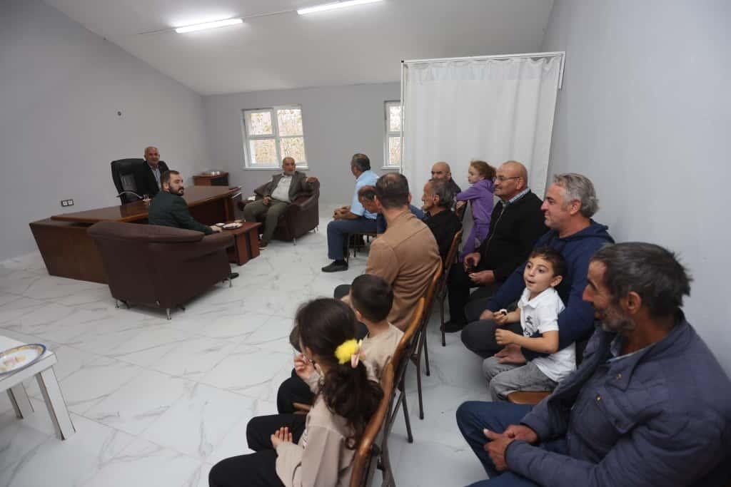 Canik'te eski okul binası, mahalle konağına dönüştürüldü