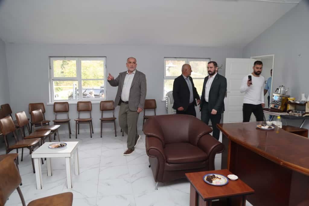 Canik'te eski okul binası, mahalle konağına dönüştürüldü