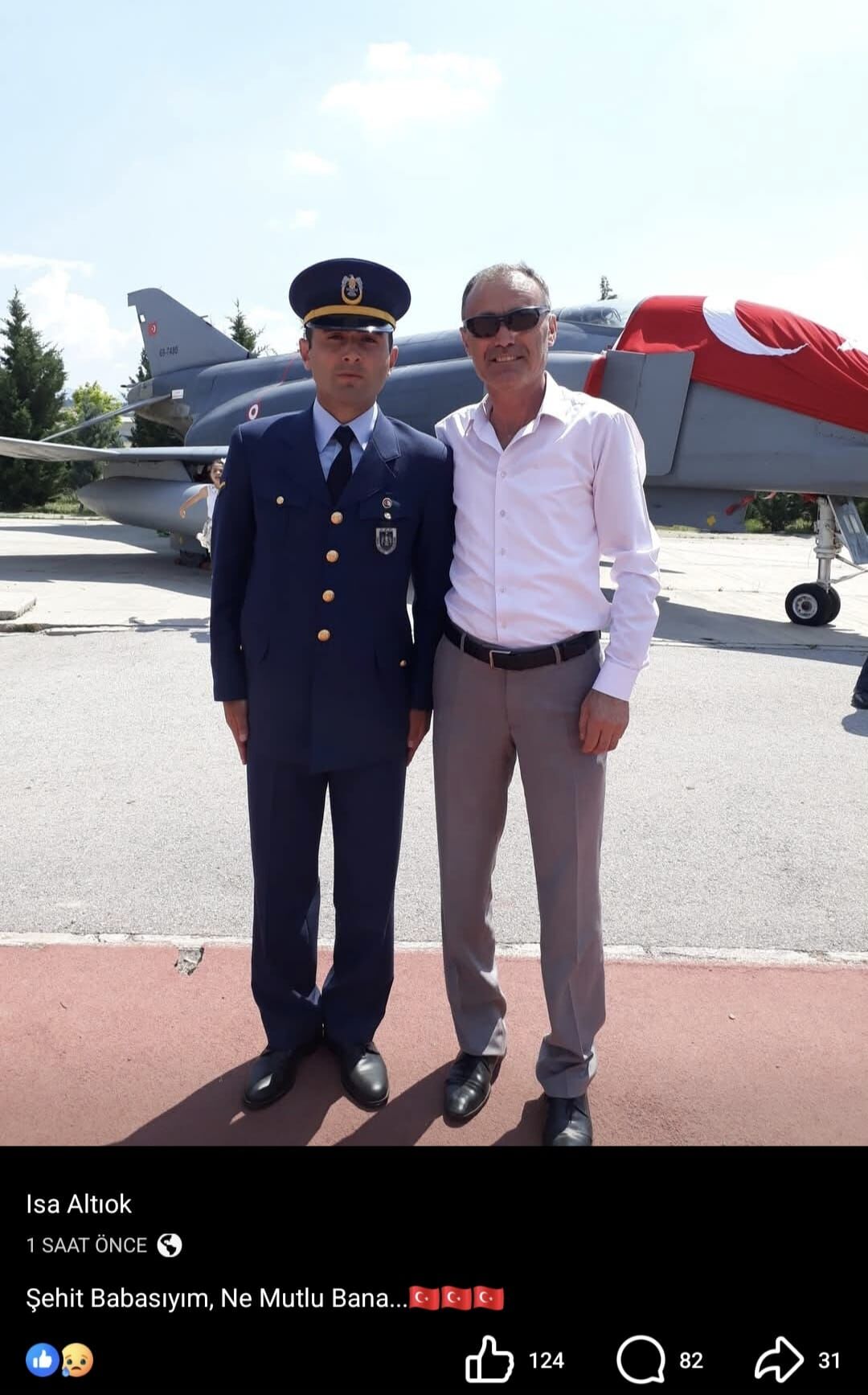 Samsunlu şehit Emre Altıok'un babasından duygulandıran paylaşım