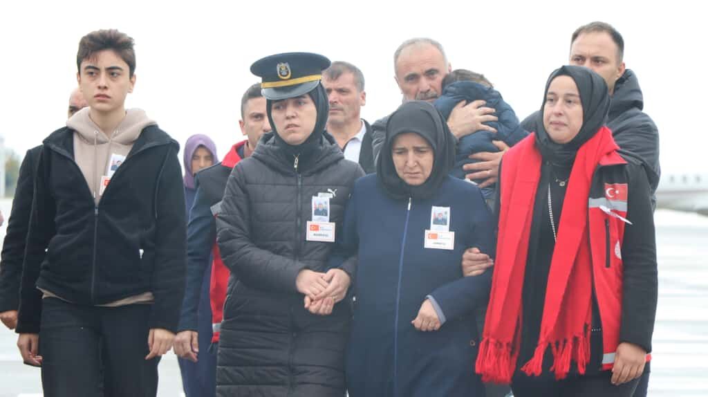 Şehit Emre Altıok'un naaşı memleketi Samsun'da