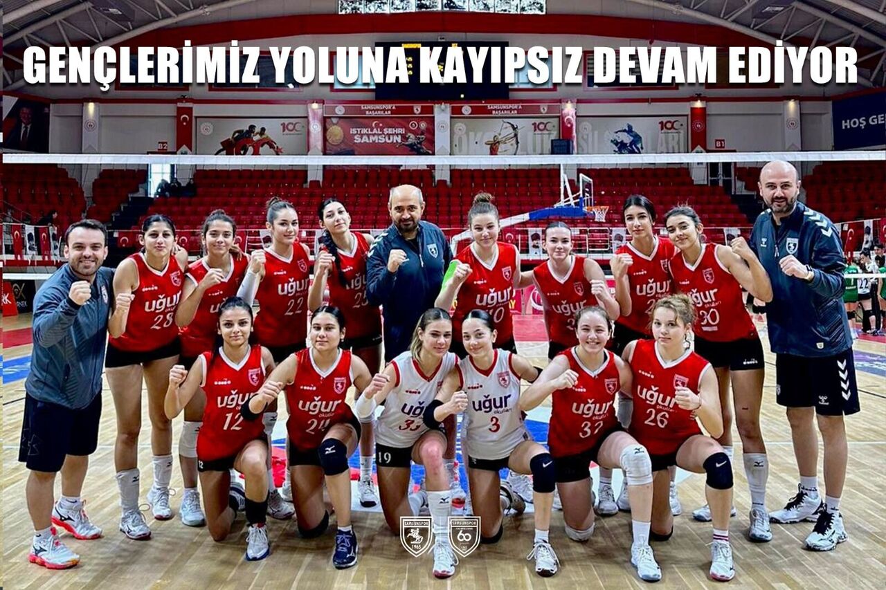Samsunspor Voleybol 5 maçtır kaybetmiyor