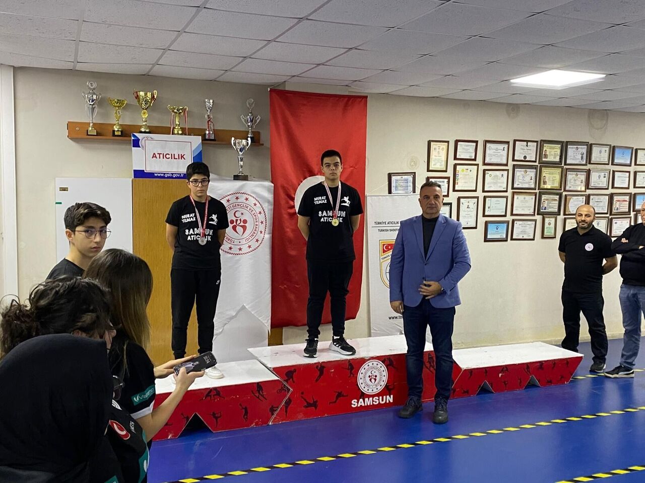 Samsun'da atıcılık turnuvasında ödüller sahiplerini buldu