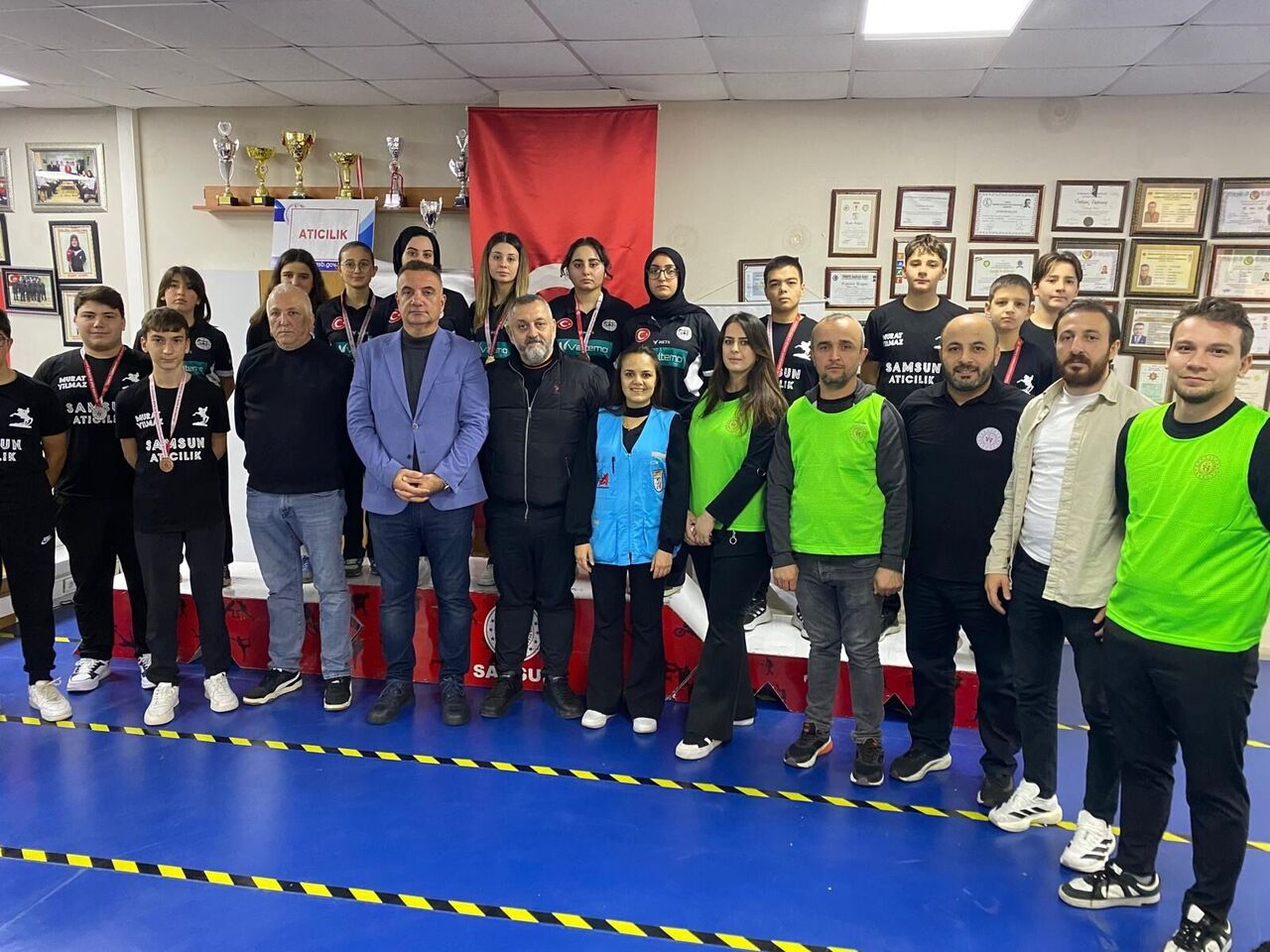 Samsun'da atıcılık turnuvasında ödüller sahiplerini buldu