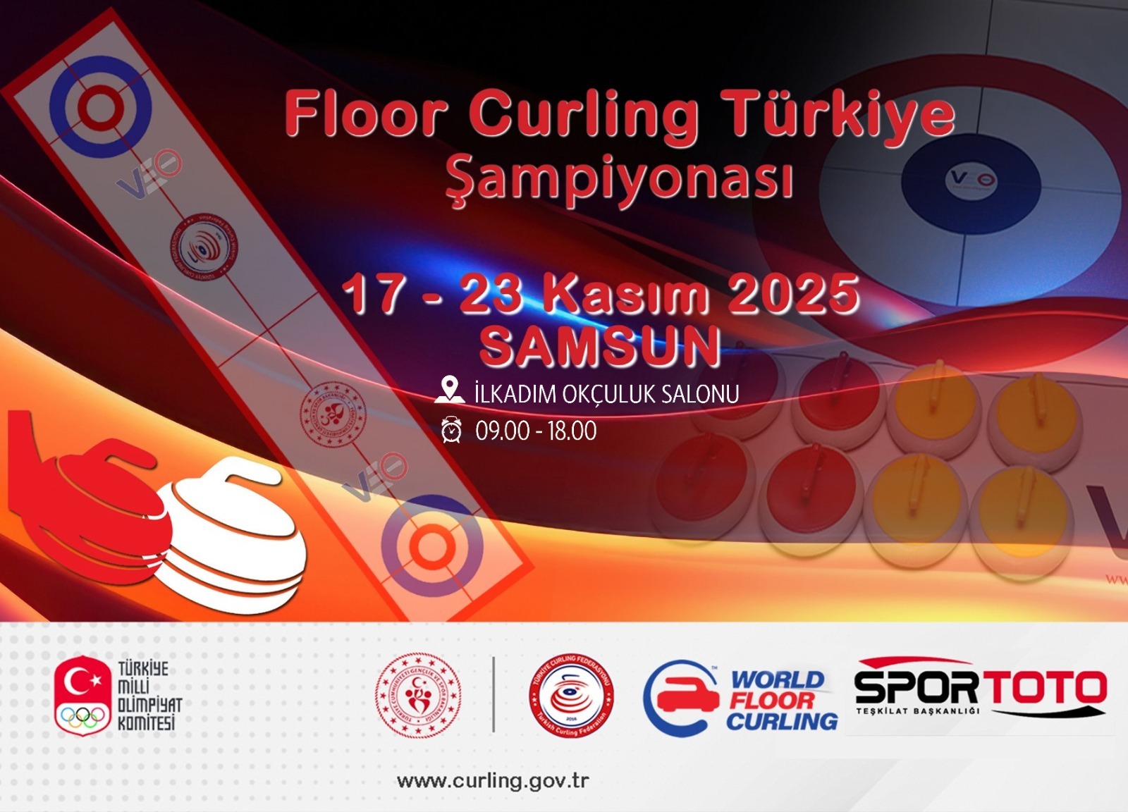 Samsun'da curling heyecanı başlıyor 