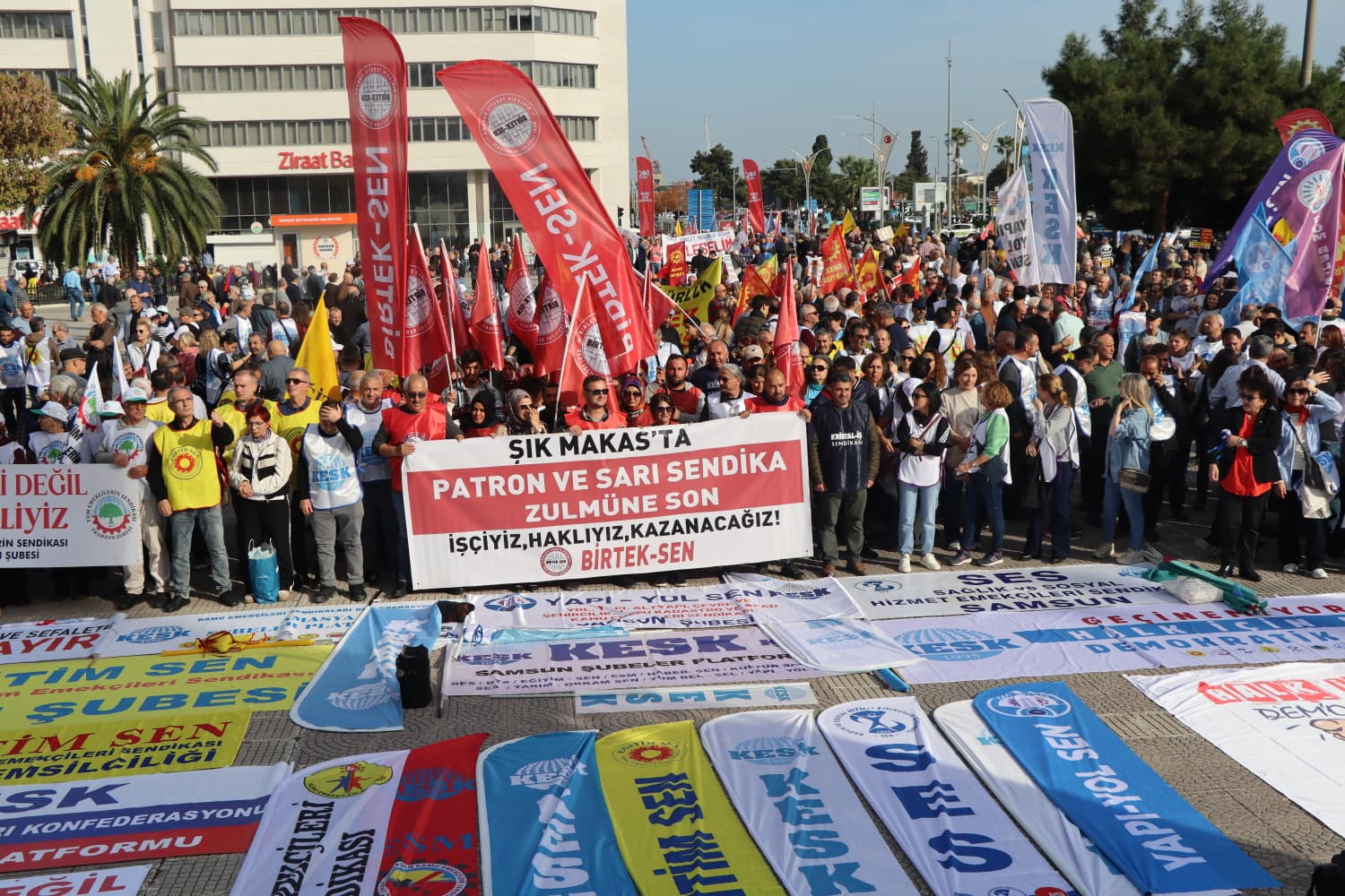 KESK Eş Başkanı Ayfer Koçak'tan Samsun'da bütçe eleştirisi 